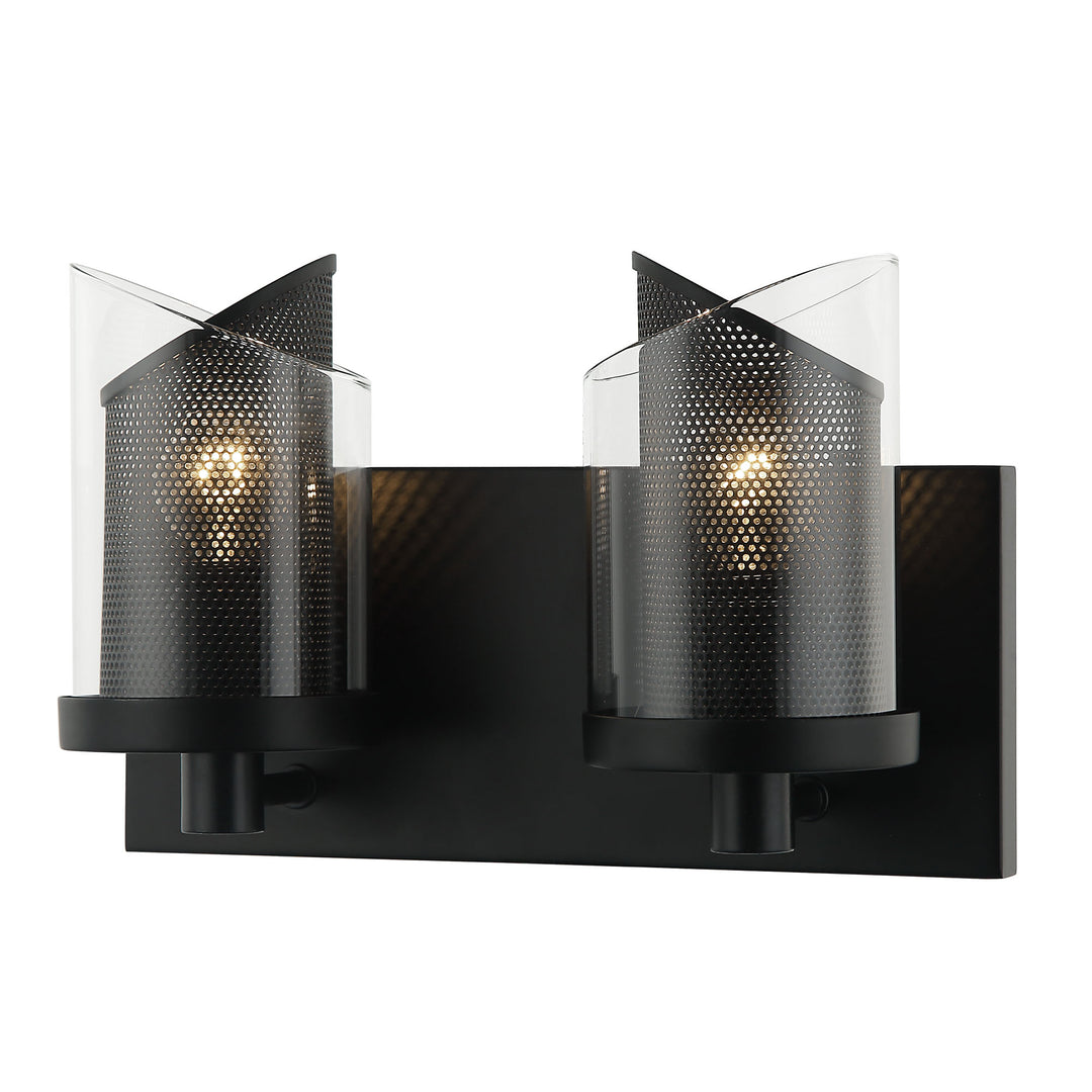 So Inclined 246B02BL 2-Light Vanity Light - Black