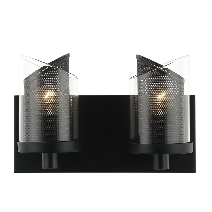 So Inclined 246B02BL 2-Light Vanity Light - Black