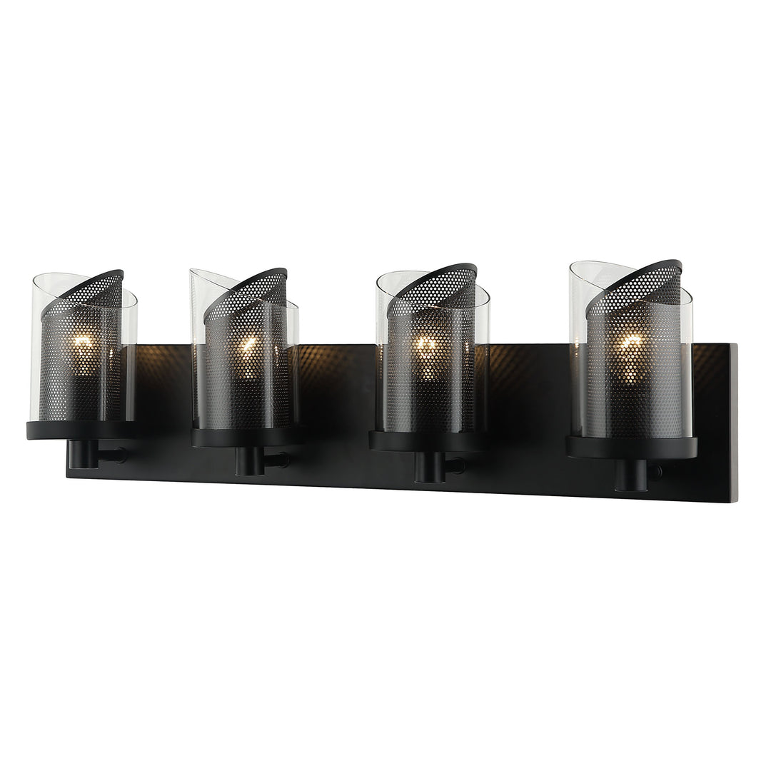 So Inclined 246B04BL 4-Light Vanity Light - Black