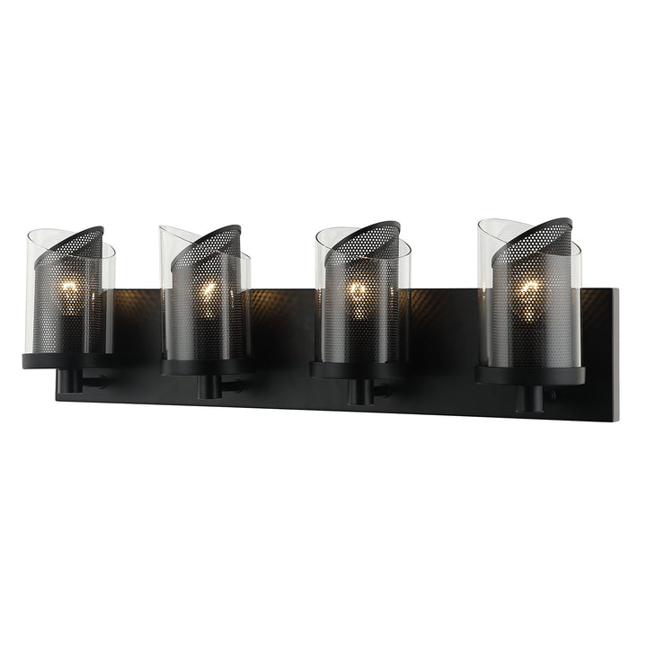 So Inclined 246B04BL 4-Light Vanity Light - Black