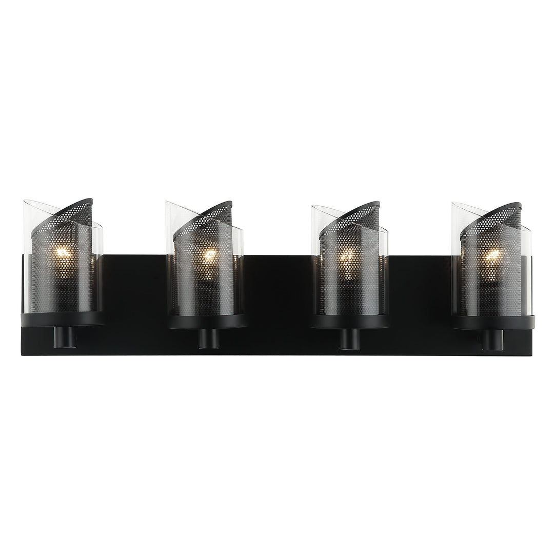 So Inclined 246B04BL 4-Light Vanity Light - Black