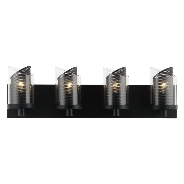 So Inclined 246B04BL 4-Light Vanity Light - Black