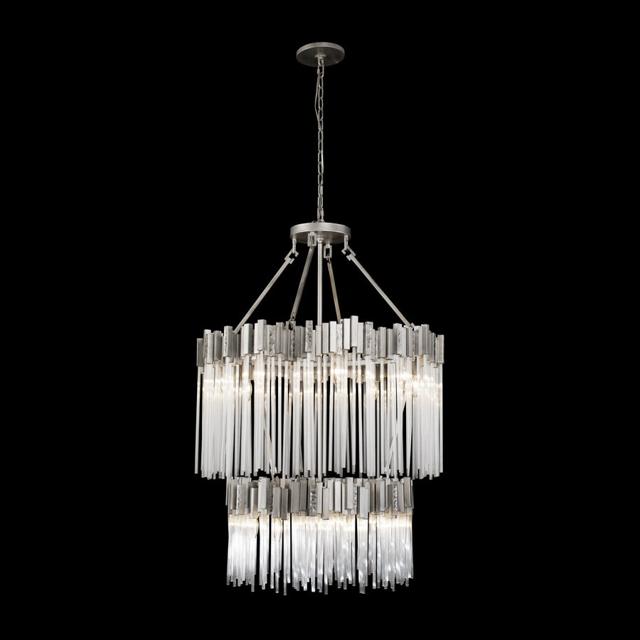 Matrix 309C14RN 14-Lt 2 Tier Chandelier - Rainy Night