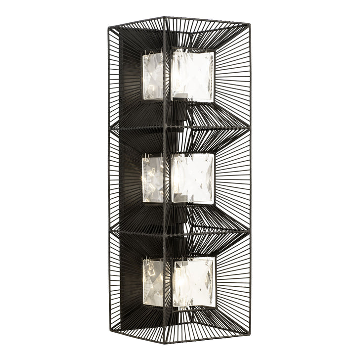 Arcade 366W03CB 3-Light Wall Sconce - Carbon