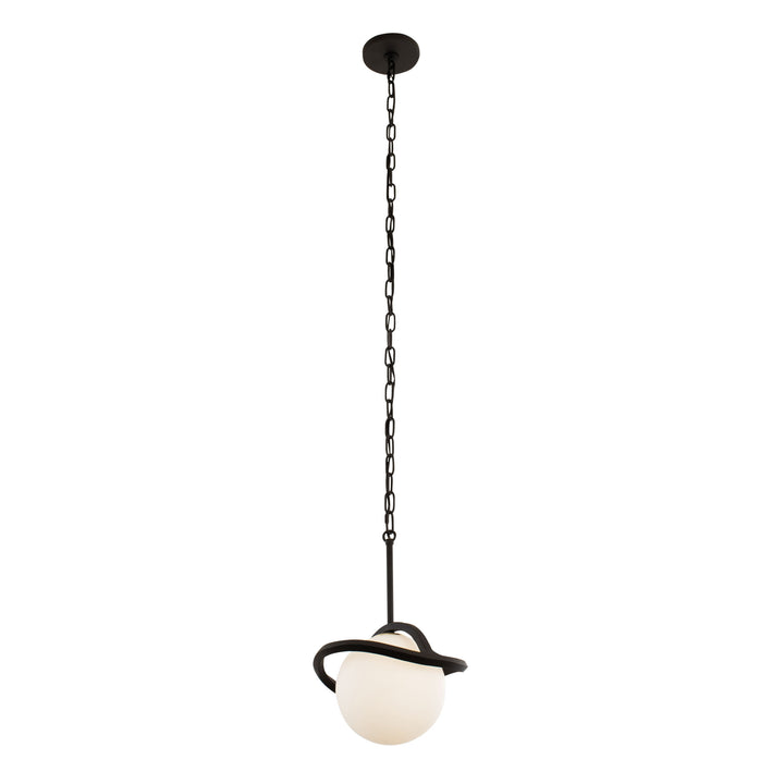 Black Betty 374M01CBFG 1-Light Mini Pendant Light - Carbon/French Gold