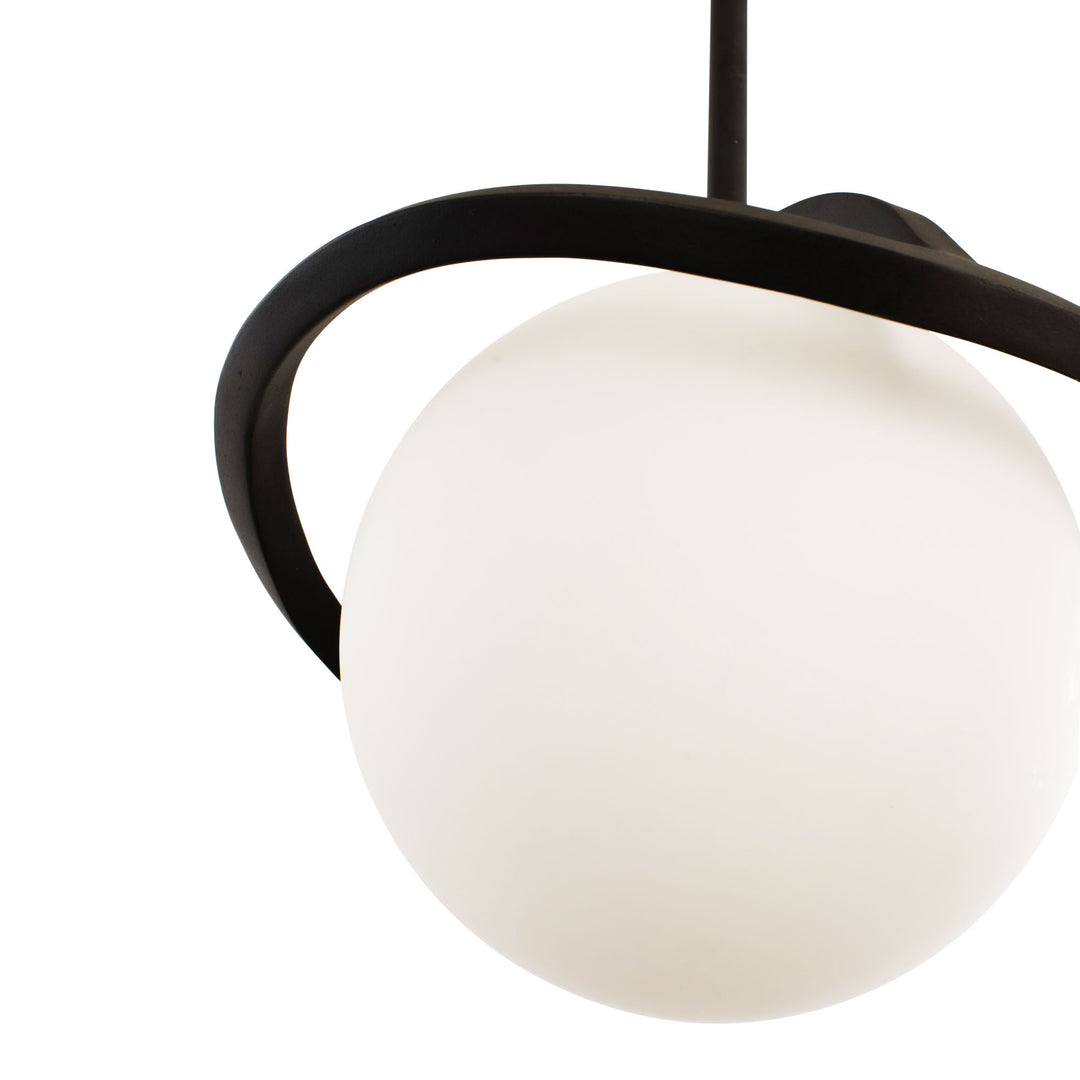 Black Betty 374M01CBFG 1-Light Mini Pendant Light - Carbon/French Gold