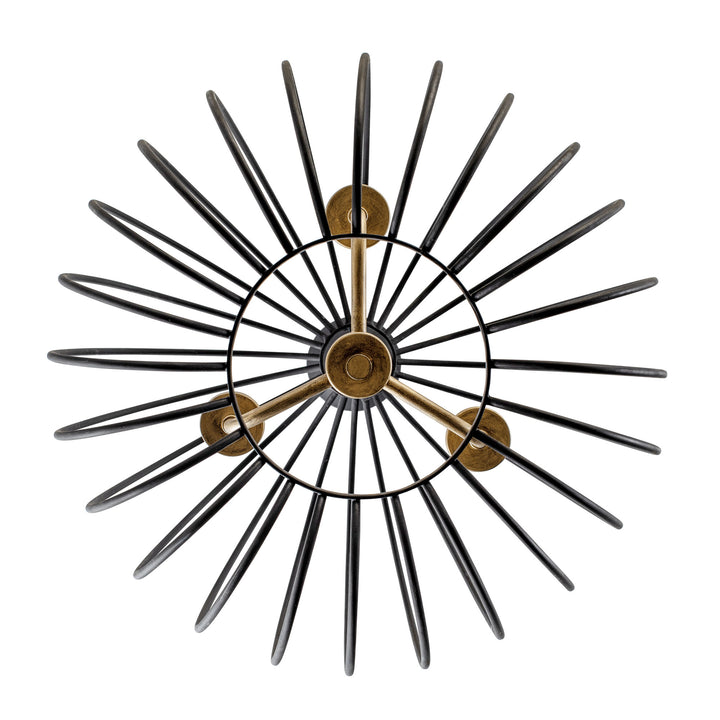 Nico 375P03CBHG 3-Light Pendant Light - Carbon/Havana Gold