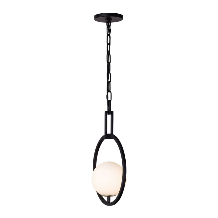 Stopwatch 388P01MBFG 1-Light Pendant Light - Matte Black/French Gold