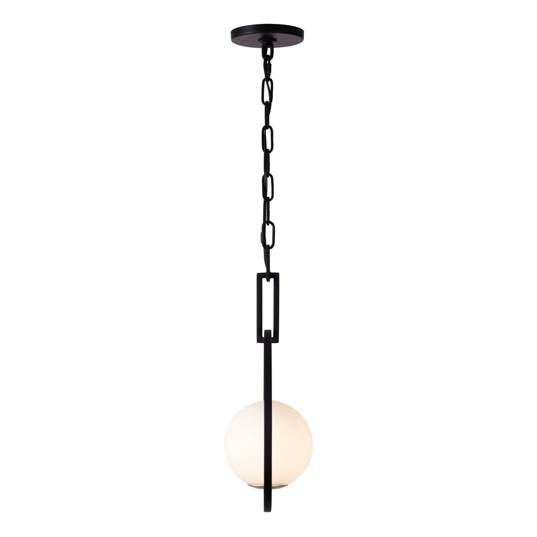 Stopwatch 388P01MBFG 1-Light Pendant Light - Matte Black/French Gold