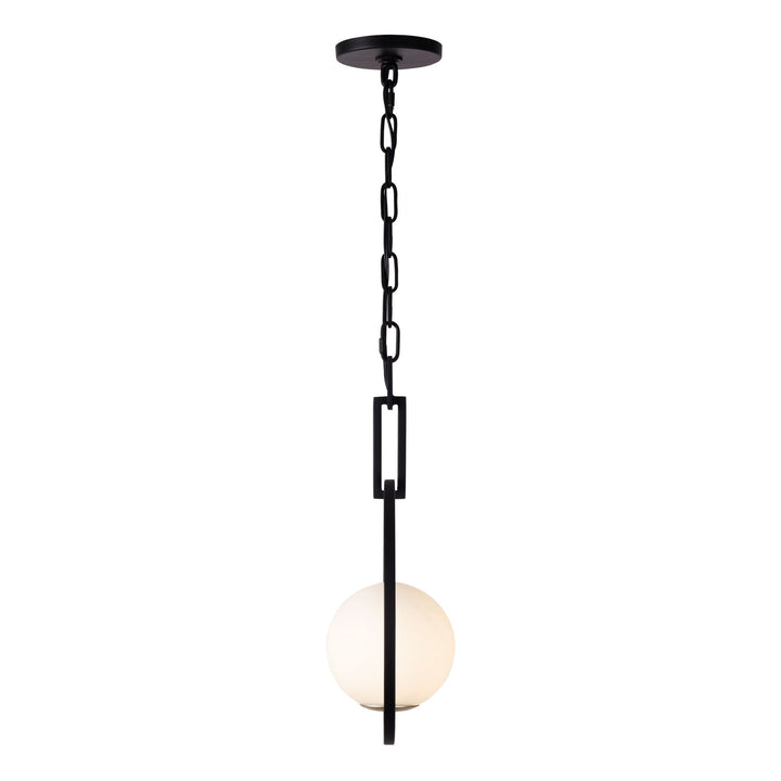 Stopwatch 388P01MBFG 1-Light Pendant Light - Matte Black/French Gold