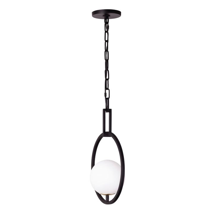 Stopwatch 388P01MBFG 1-Light Pendant Light - Matte Black/French Gold