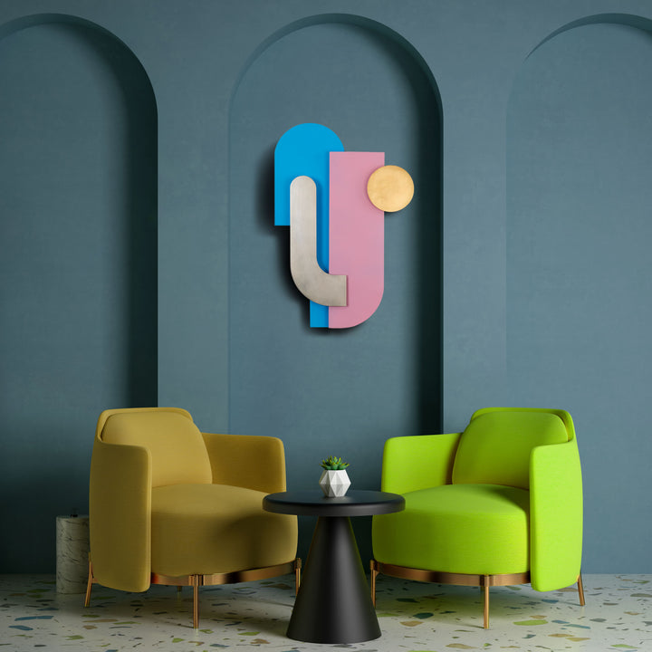 Danny 425WA91 Recycled Steel 3D Wall Art