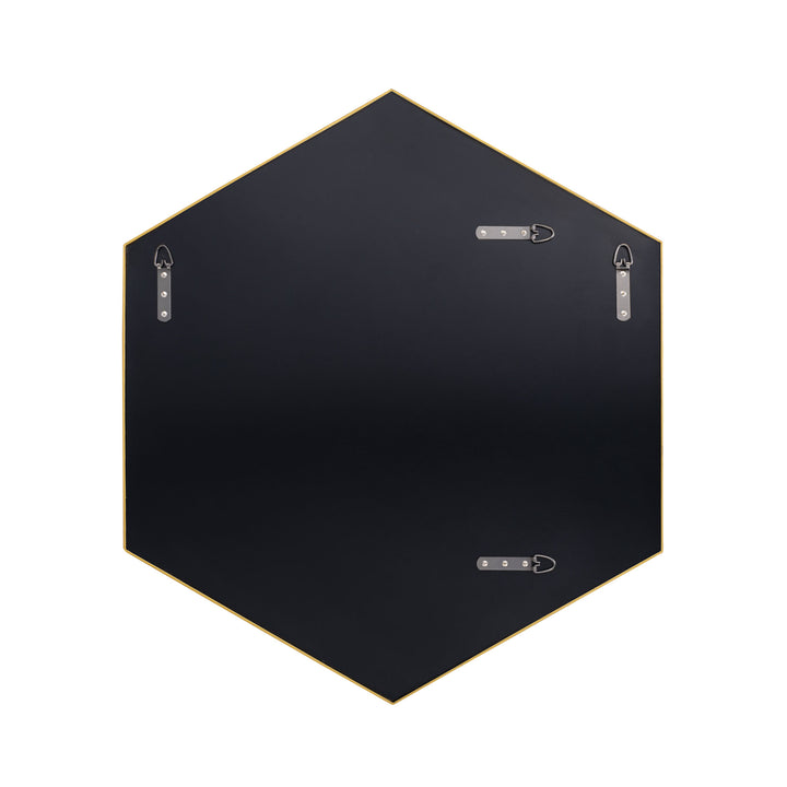 Put A Spell On You 436MI30GO 30-in Hex Mirror - Gold