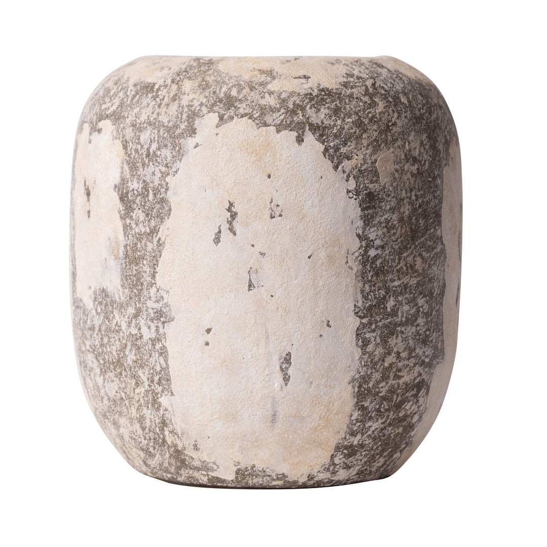 Potty 445VA05C Ceramic Vase - Distressed Cafe au Lait