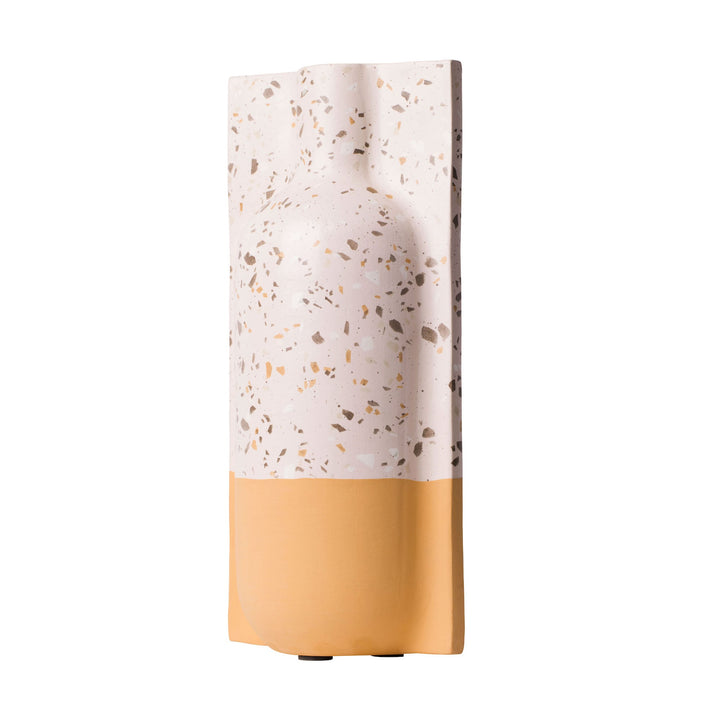 Urbino 445VA09B Ceramic Vase - Rose Terrazzo/Terracotta