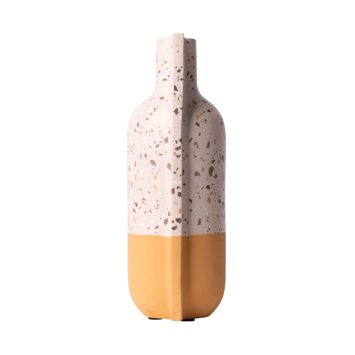 Urbino 445VA09B Ceramic Vase - Rose Terrazzo/Terracotta
