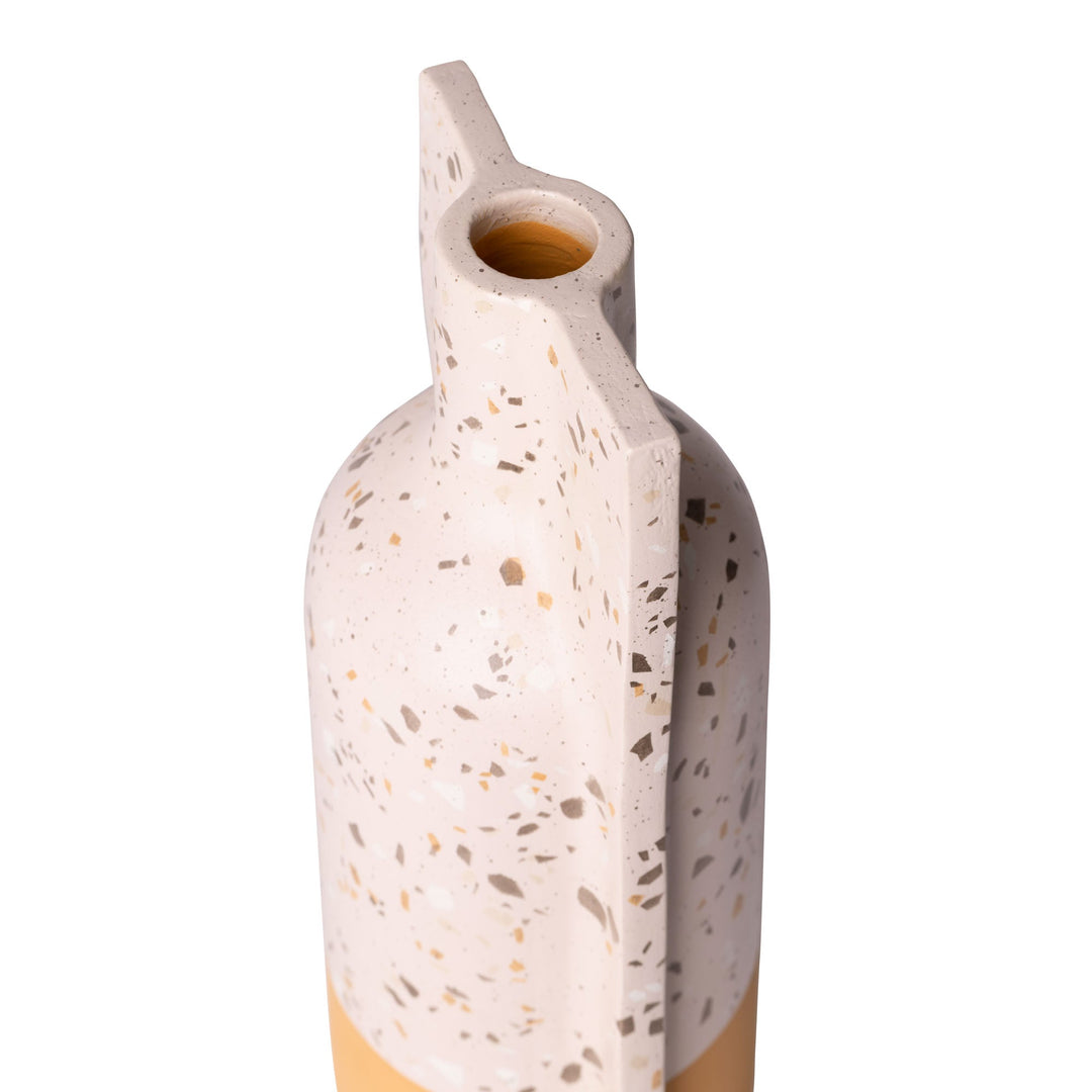 Urbino 445VA09B Ceramic Vase - Rose Terrazzo/Terracotta