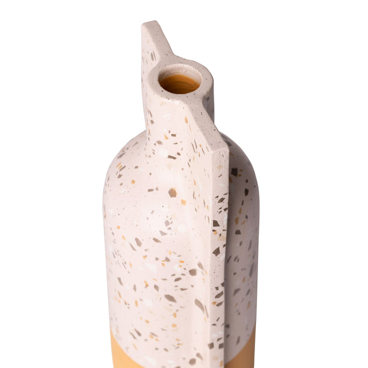 Urbino 445VA09B Ceramic Vase - Rose Terrazzo/Terracotta