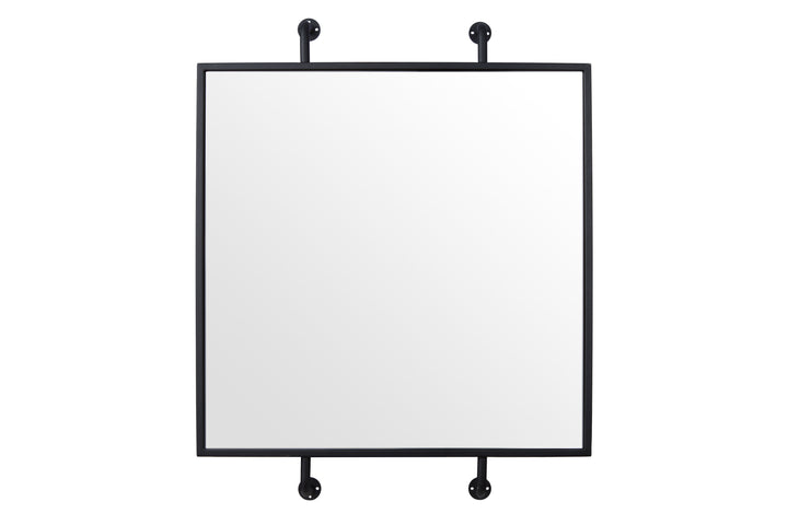 Tycho 4DMI0103 32x26 Square Wall Mirror - Black