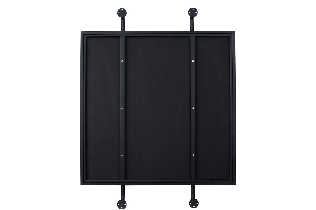 Tycho 4DMI0103 32x26 Square Wall Mirror - Black