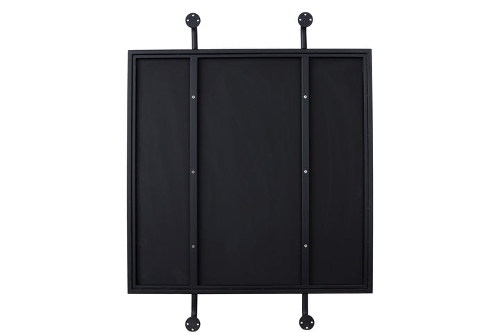Tycho 4DMI0103 32x26 Square Wall Mirror - Black
