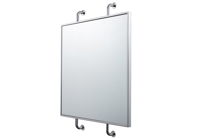 Tycho 4DMI0104 32x26 Square Mirror - Polished Nickel