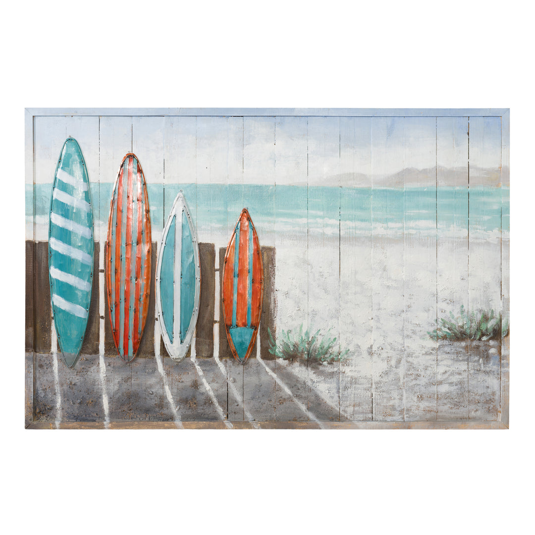 Surfer's Paradise 4DWA0120 Mixed-Media Wall Art