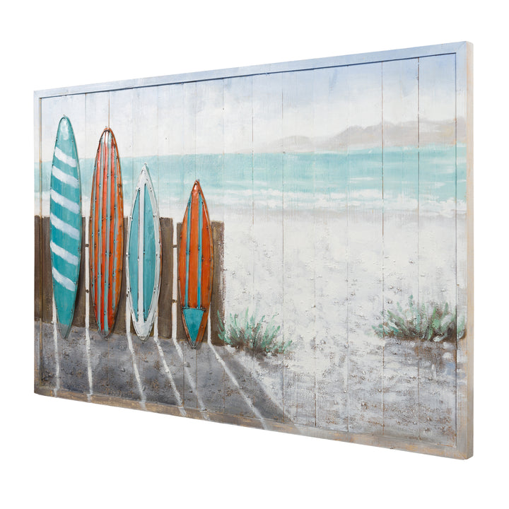 Surfer's Paradise 4DWA0120 Mixed-Media Wall Art
