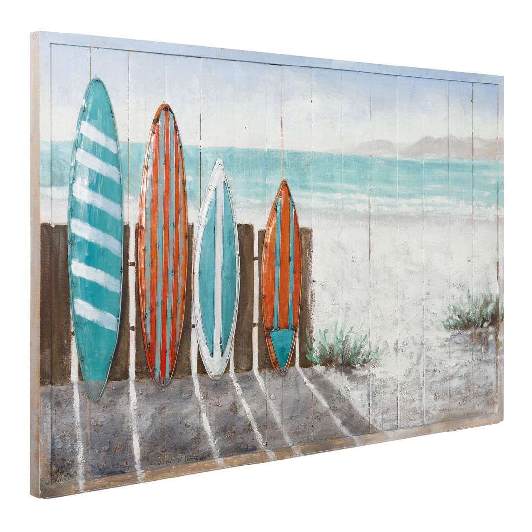 Surfer's Paradise 4DWA0120 Mixed-Media Wall Art