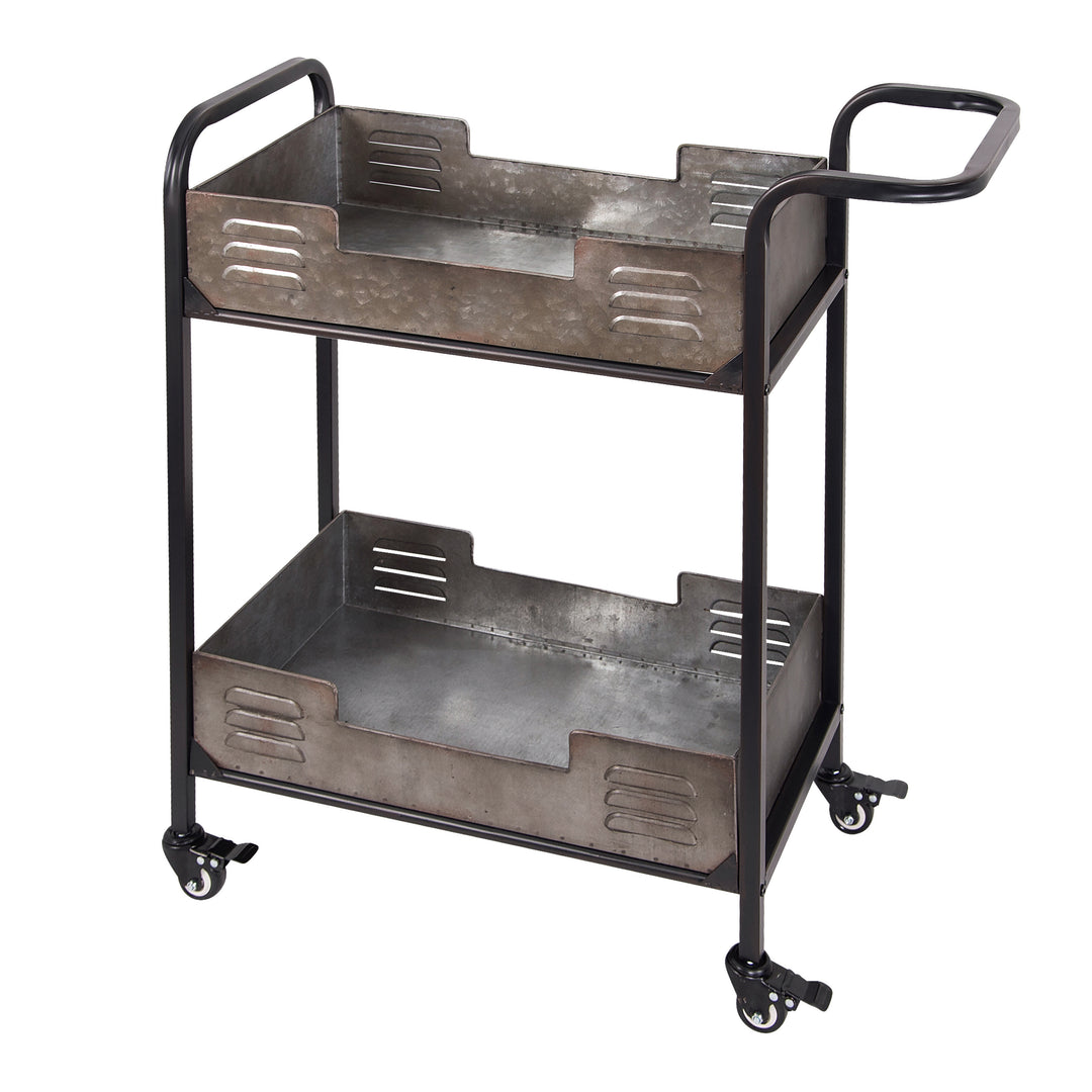Elixir 4FEN0201 Rustic Metal Bar Cart