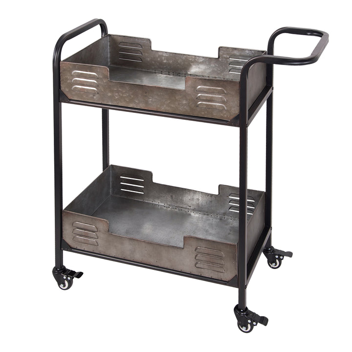 Elixir 4FEN0201 Rustic Metal Bar Cart