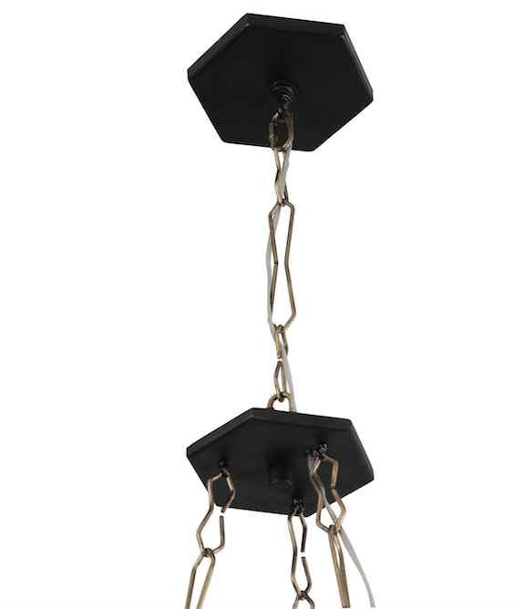Bodie 314C09HGCB 9-Light Chandelier - Havana Gold/Carbon