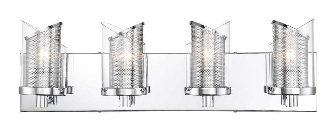 So Inclined 4-Lt Vanity Light - Chrome - 246B04CH