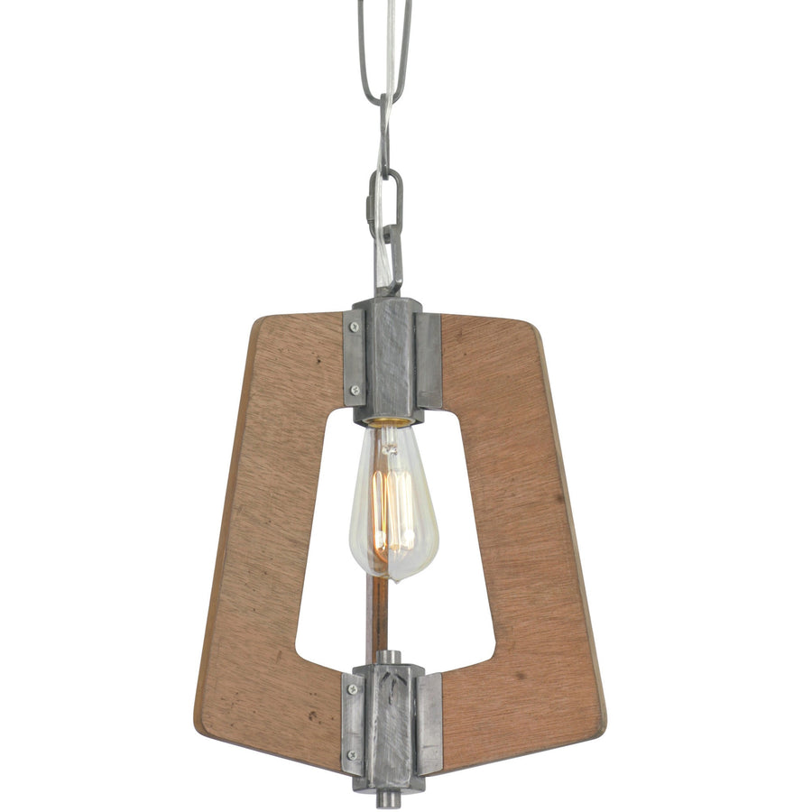 Lofty 1-Lt Mini Pendant Light - Steel/Wheat - 268M01SLW