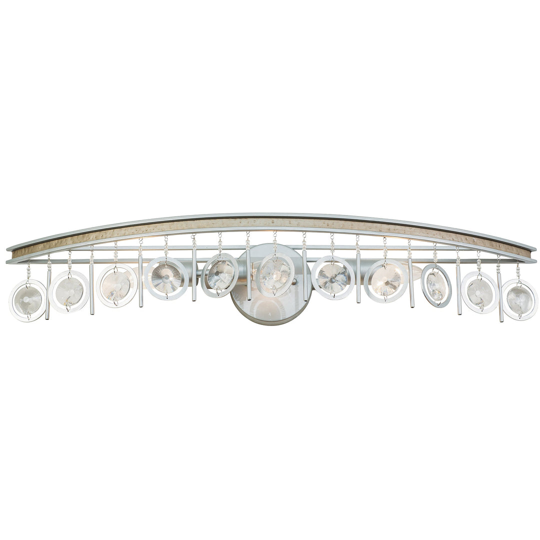 Charmed 3-Lt Vanity Light Fixture - Silver/Champagne Mist - 296B03SICM