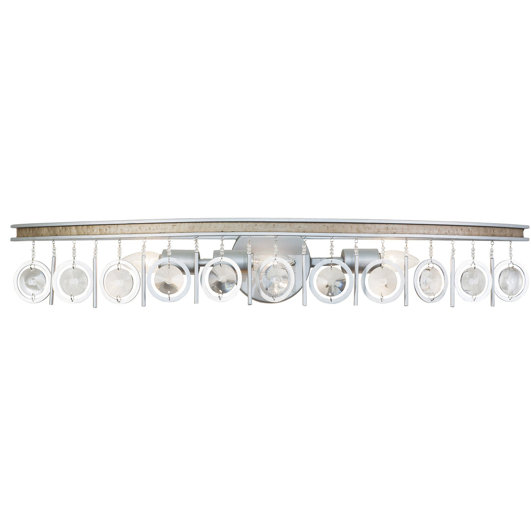 Charmed 3-Lt Vanity Light Fixture - Silver/Champagne Mist - 296B03SICM