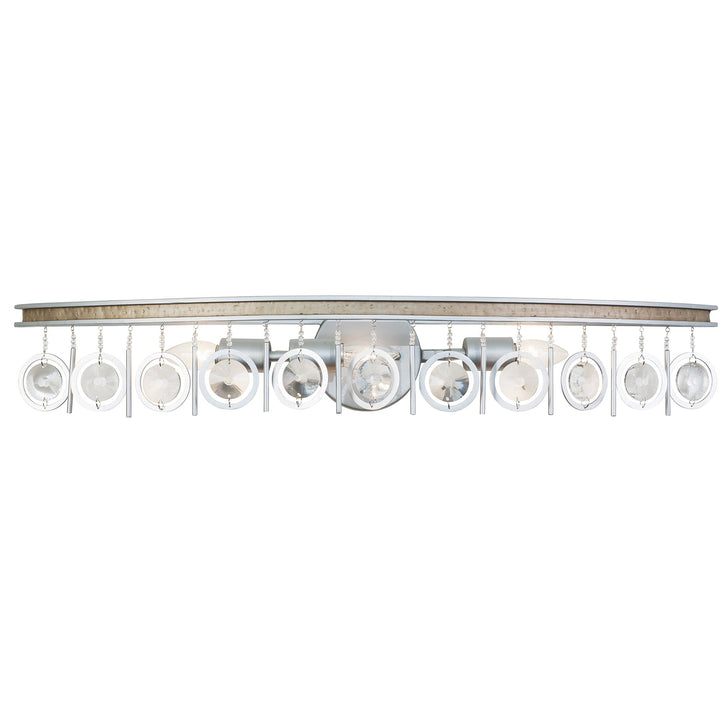 Charmed 3-Lt Vanity Light Fixture - Silver/Champagne Mist - 296B03SICM