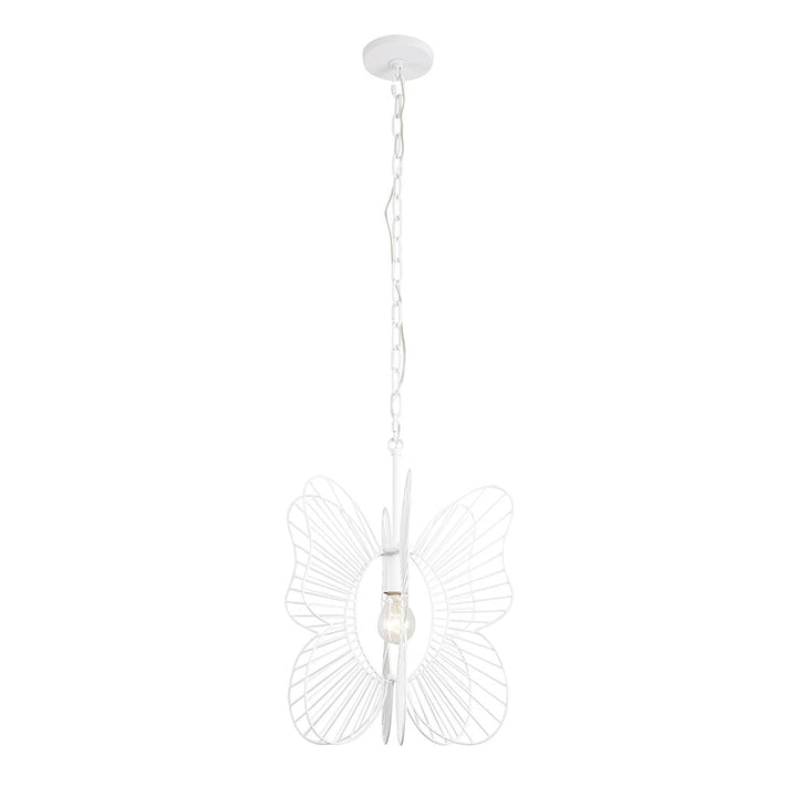 Monarch Butterfly 1-Lt Pendant Light - White - 330P01WH