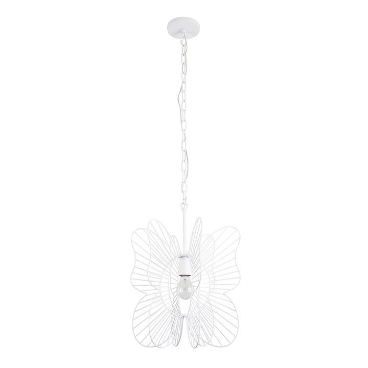 Monarch Butterfly 1-Lt Pendant Light - White - 330P01WH
