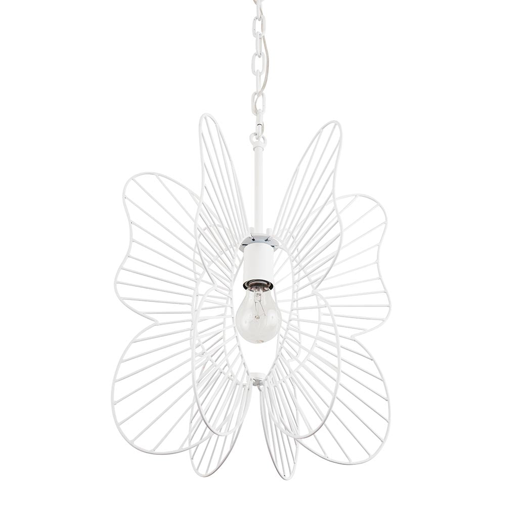 Monarch Butterfly 1-Lt Pendant Light - White - 330P01WH
