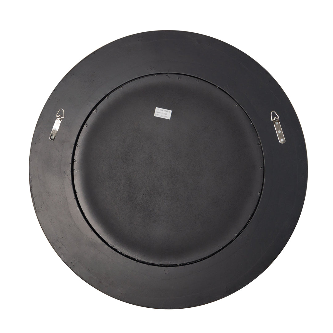 Azzezzi 30-in Round Houndstooth Accent Mirror - 4DMI0102