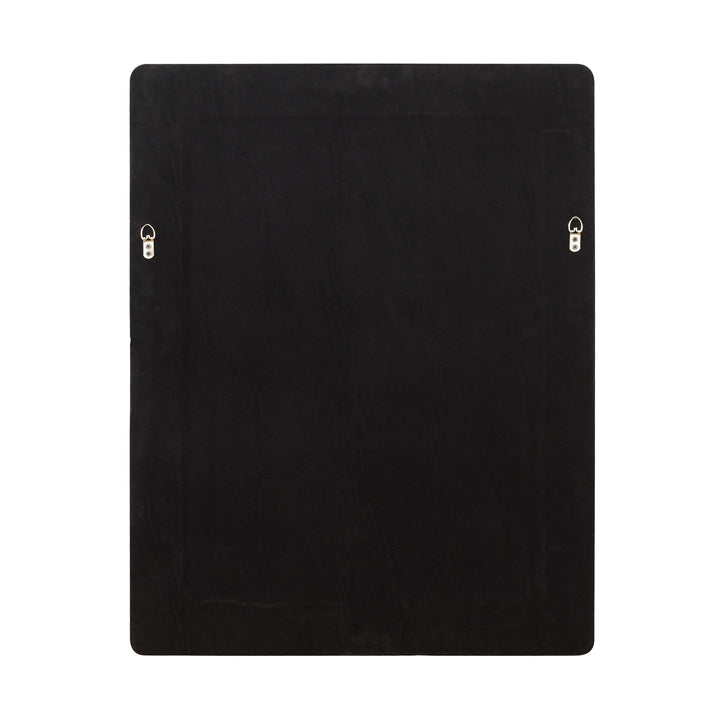 Macie Rectangular Wood and Metal Mirror 4DMI0119