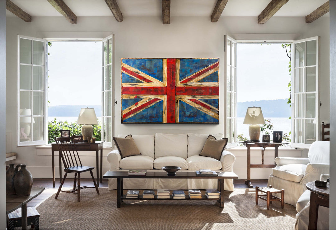 UK Flag Wall Art 4DWA0104