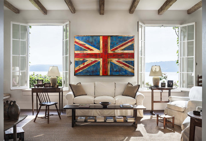 UK Flag Wall Art 4DWA0104