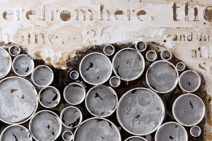 Work Of Heart Silver Mixed-Media Wall Art  4DWA0114