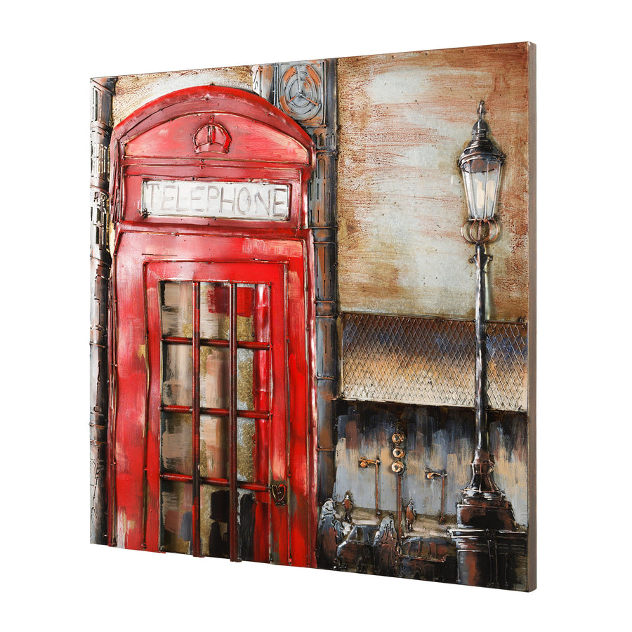 Oxford Street 4DWA0115 Mixed-Media Wall Art