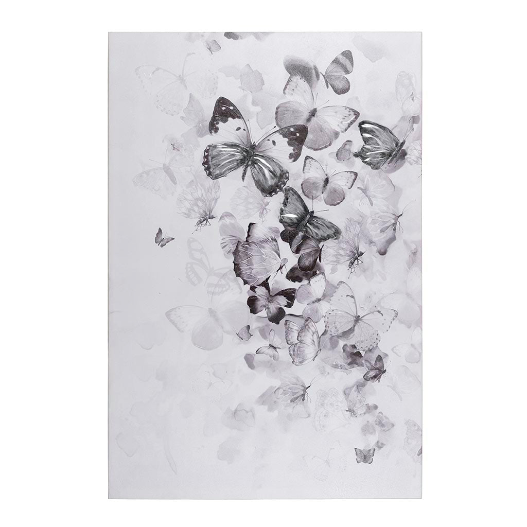 Kaleidoscope Black and White Mixed-Media Butterfly Art - 4DWA0118