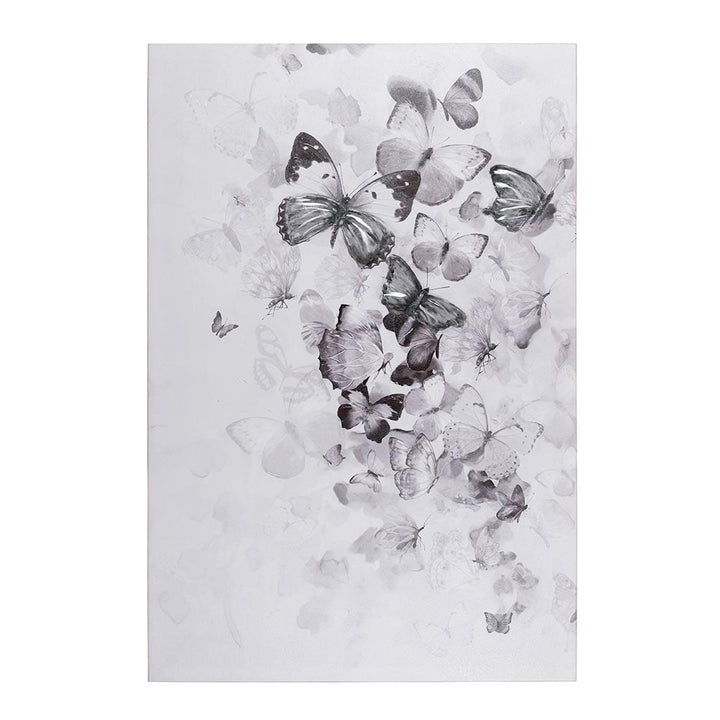 Kaleidoscope Black and White Mixed-Media Butterfly Art - 4DWA0118