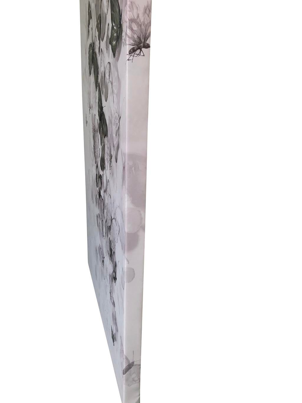 Kaleidoscope Black and White Mixed-Media Butterfly Art - 4DWA0118