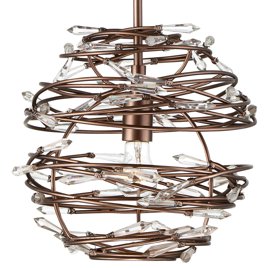 Offshoot 1-Lt Crystal Pendant Light